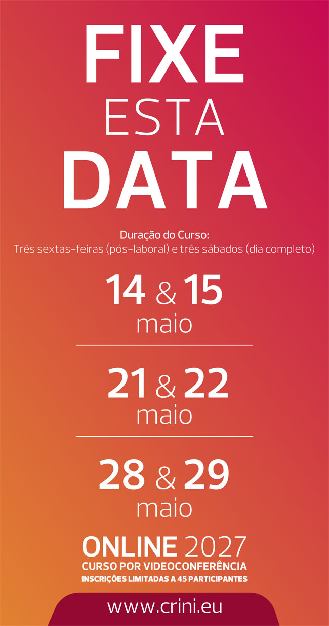 CRINI 2027 — Save the Date